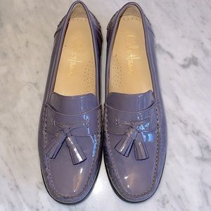 Cole Haan Purple Patent Tassel Loafers - Women's
